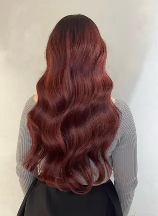 ロング カラー モリシゲ ヒカリ🦕🐬のヘアスタイル