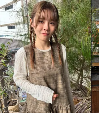 ロング カラー ヘアアレンジ qiie ワンカラー ダブルカラーのヘアスタイル