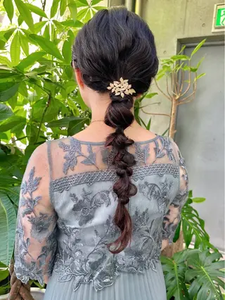 ヘアアレンジ 🍊千葉 未来🍊店長のヘアスタイル