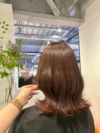 ミディアム カラー 🤍yura🤍池袋 レイヤー似合わせのヘアスタイル