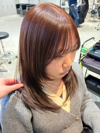 ミディアム ブリーチモデル募集中 ゆな🎀のヘアスタイル