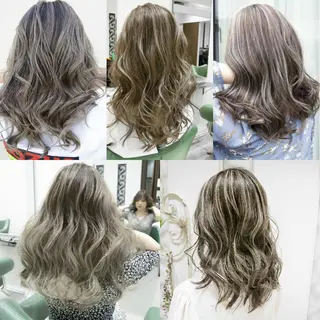 ロング カラー Re:ta Hair 飯田淳平のヘアスタイル