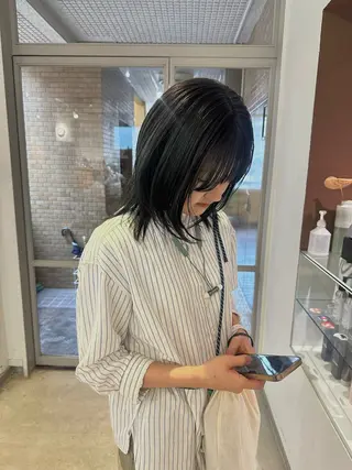 カラー hase ／tsunaguのヘアスタイル