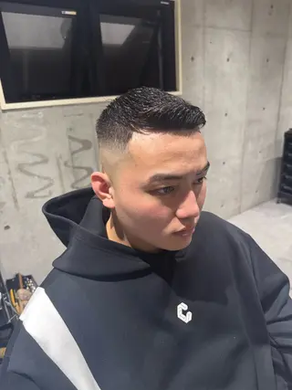 ショート メンズ 断髪刈舞所属・市川 碧斗のヘアスタイル