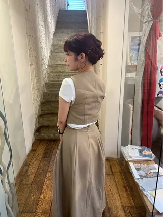 ミディアム カラー ヘアアレンジ 【takk】 ナカヤママサヨシのヘアスタイル