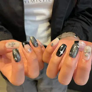 ネイル 🫧飛山琉桜/二条 ネイルアート/束感のマツエク・マツパデザイン