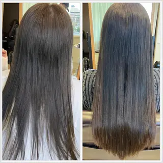 セミロング エクステブリーチ矯正 griFFicaのヘアスタイル