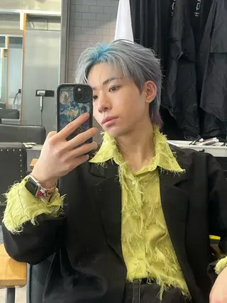 パーマ 長谷川 陽平のヘアスタイル