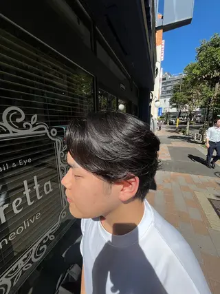 パーマ メンズ ヤシロケンタ メンズ特化のヘアスタイル