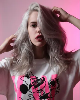 ミディアム カラー パーマ REM 上大岡所属・サトウ .のヘアスタイル