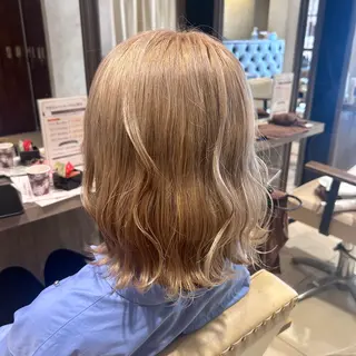 ミディアム カラー Slap Dash 【スラップ ダッシュ】所属・髪質改善カラー 🧸かりん🎀‪のヘアスタイル