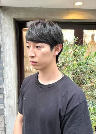 ショート メンズ 木村陸弥 似合わせ 透明感カラー🌿のヘアスタイル