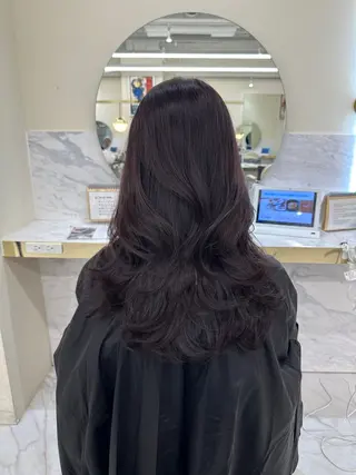 ロング レイヤーカット/髪質 改善/momo🎀のヘアスタイル