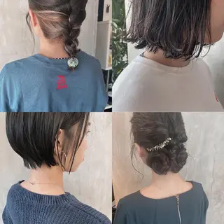 ミディアム カラー ヘアアレンジ stylist/蛯谷 珠里のヘアスタイル