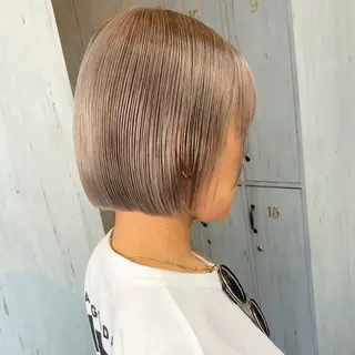 ミディアム カラー ✨原宿ハイトーン ブリーチ職人菊池のヘアスタイル