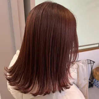 ミディアム カラー Ami ブリーチ/ハイトーンのヘアスタイル