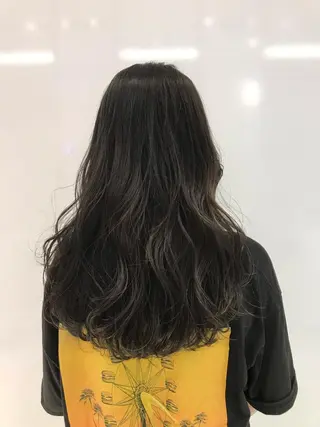 ロング ハッシュカット/ハイ トーン/MANAMIのヘアスタイル