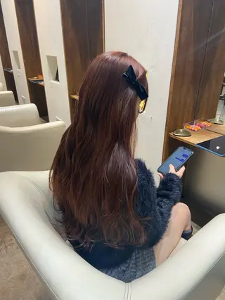 ロング カラー miku 🫧のヘアスタイル