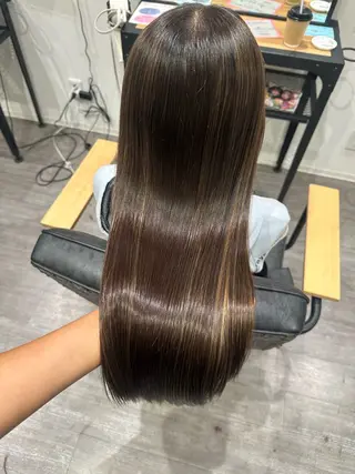 ロング 艶髪レイヤー上田 紗也🇰🇷💗のヘアスタイル