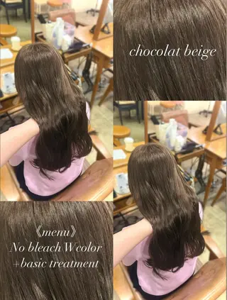 ロング カラー みゆう🎀ショート ボブ×透明感カラーのヘアスタイル