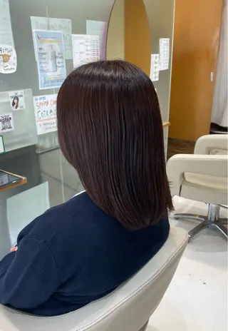 セミロング カラー ４ｃｍ諸江店所属・澤野 祐羽のヘアスタイル