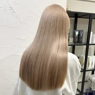 ロング 痛ませないブリーチ✨ SASSAのヘアスタイル