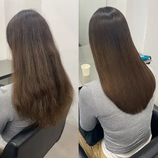 ロング 艶髪/縮毛矯正/ Core mikuaのヘアスタイル