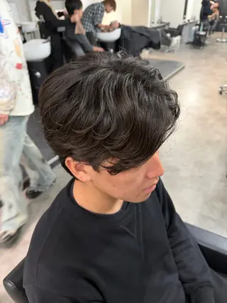 パーマ シャドウパーマ/立川 メンズ/コタロウのヘアスタイル