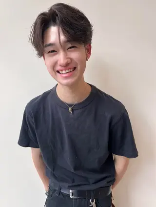 パーマ メンズ レイヤーカット/韓国 ヘア/ honokaのヘアスタイル