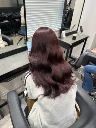 ロング カラー ヘアアレンジ 💗横浜美容室 💗HARUNAのヘアスタイル