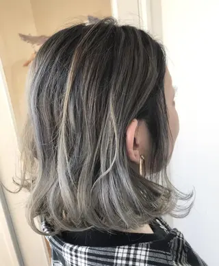 ミディアム カラー 大嶋 宏隆のヘアスタイル