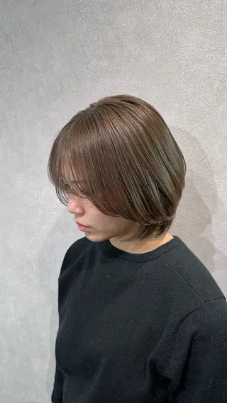 セミロング カラー HARUKI🏔️/ メンズ/透けブラウンのヘアスタイル