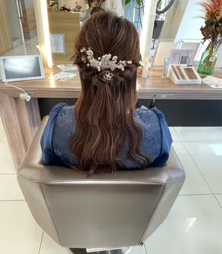 ロング ヘアアレンジ 鎌倉/アレンジ/暗髪 /髪質改善/ ユキミのヘアスタイル