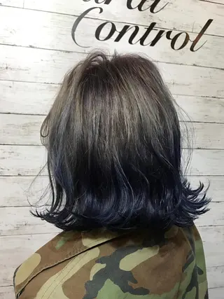 ミディアム カラー 店長担当🌟 矢吹ガブリエル🌟のヘアスタイル