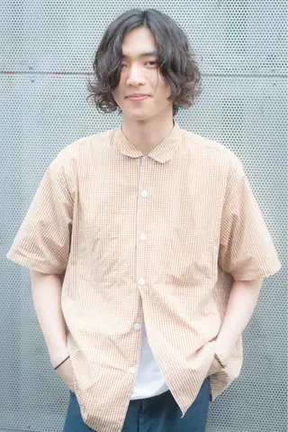 メンズ GO TODAY シェアサロン 原宿本店所属・ボブ/レイヤー/ パーマ/淀川 純のヘアスタイル