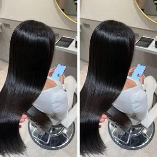 セミロング カラー eN° by youres hair 銀座店所属・髪質改善カラー/銀座 /縮毛矯正/森田のヘアスタイル