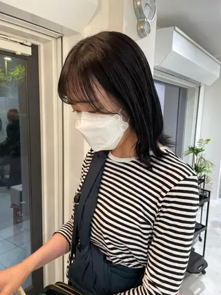 ミディアム カラー Koto🌿 ブリーチなしカラーのヘアスタイル