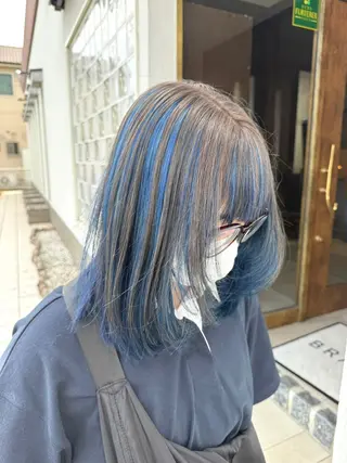 ミディアム カラー BRANCHÉ小牧/ 西尾 美月のヘアスタイル