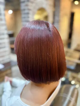 カラー ブリーチ/縮毛矯正/ 川野秀真のヘアスタイル