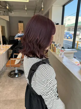 ミディアム カラー ヘアアレンジ yuka🥕 橿原神宮前のヘアスタイル