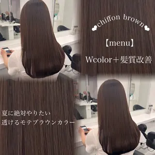 ロング カラー 🤍レイヤー/顔周り /hirari🤍のヘアスタイル