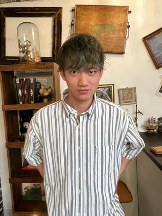 カラー メンズ Joh/メンズカット /レイヤー/ブリーチのヘアスタイル