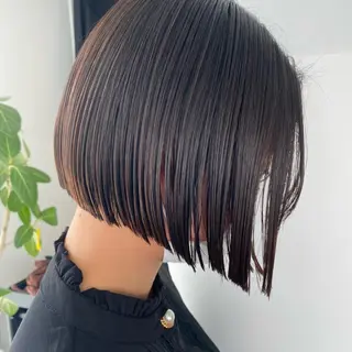 ショート センターパート/ 暖色カラーayuのヘアスタイル