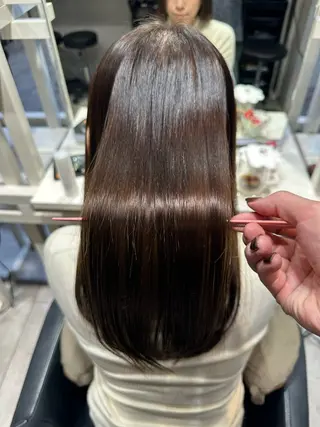 ロング KURO/韓国ヘア /レイヤーカットのヘアスタイル