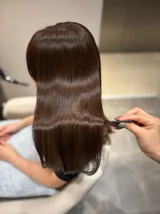 セミロング 美髪ヘア 🤍erikaのヘアスタイル