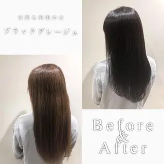 セミロング カラー 顔周りレイヤー/ボブ 銀座✨中野まさひろのヘアスタイル