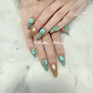 ネイル 𝐲𝐮𝐦𝐢🎀 長さ出しデザイン専門のネイルデザイン