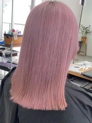 セミロング カラー ヘアアレンジ 🫧透明感カラー/ ナルハ🫧のヘアスタイル