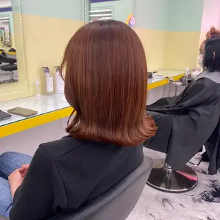 セミロング カラー パーマ ヘアアレンジ メンズ キッズ ネイル マツエク・マツパ アイブロウ Lumo所属・💖横浜ブリーチなし 💖MIHOのヘアスタイル
