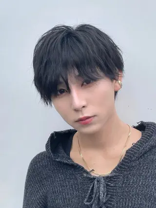 ショート メンズ 飯田 来夢のヘアスタイル